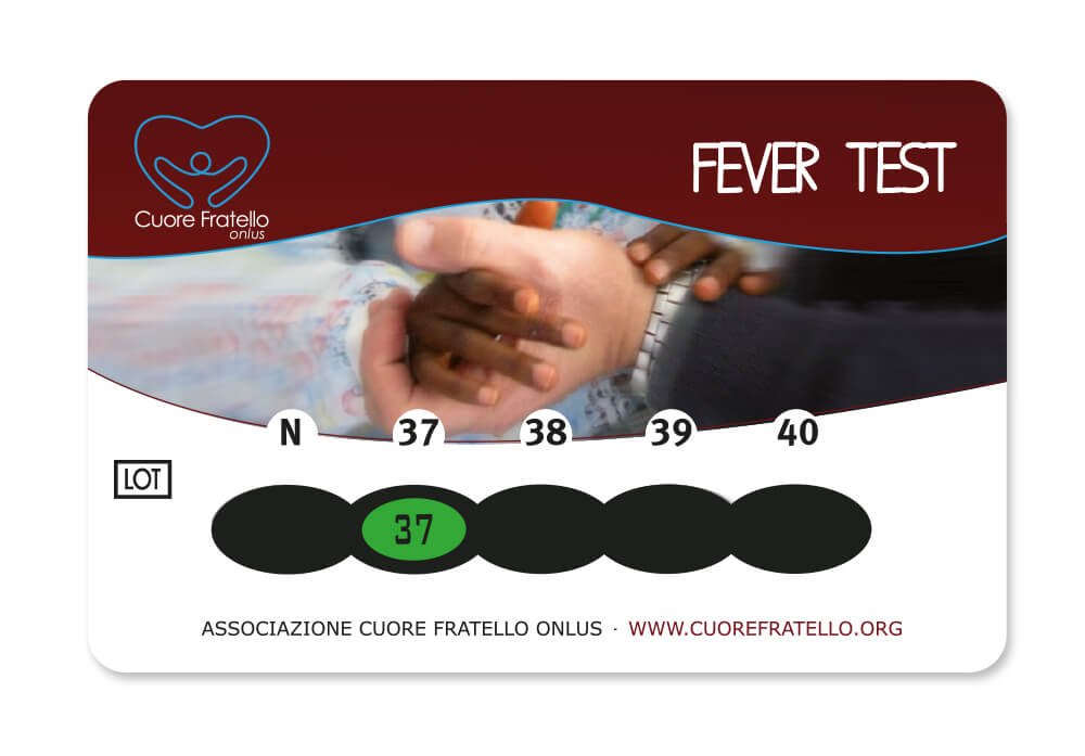 cuore fratello onlus fevertest card