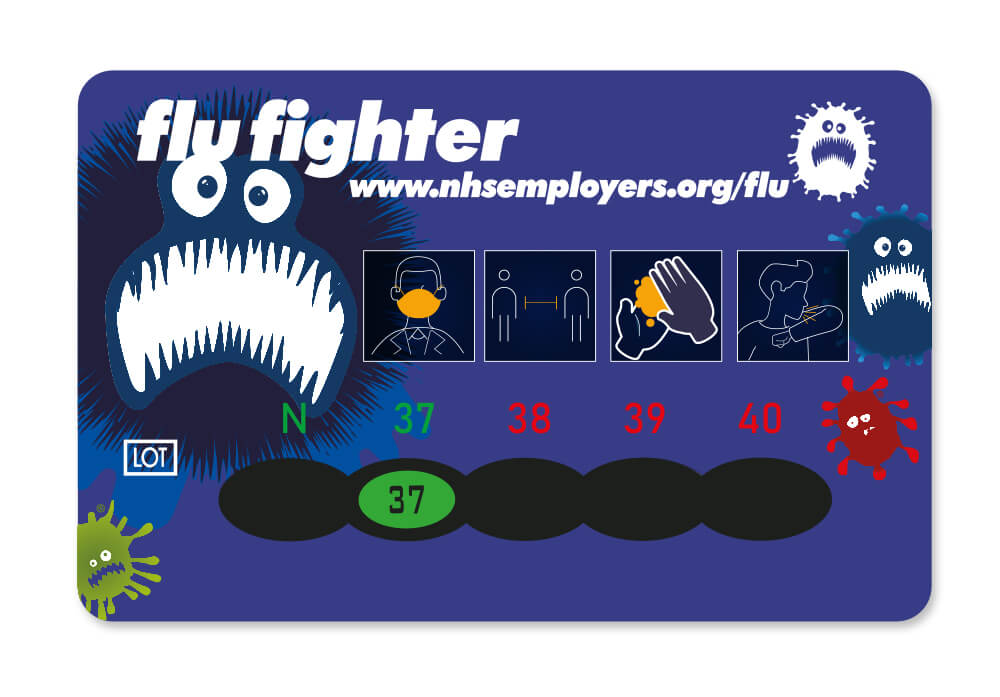 flu fighter fevertest card