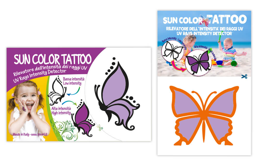 le tatouage change de couleur sous les rayons uv