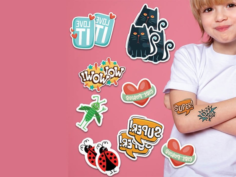 customizable temporary tattoos